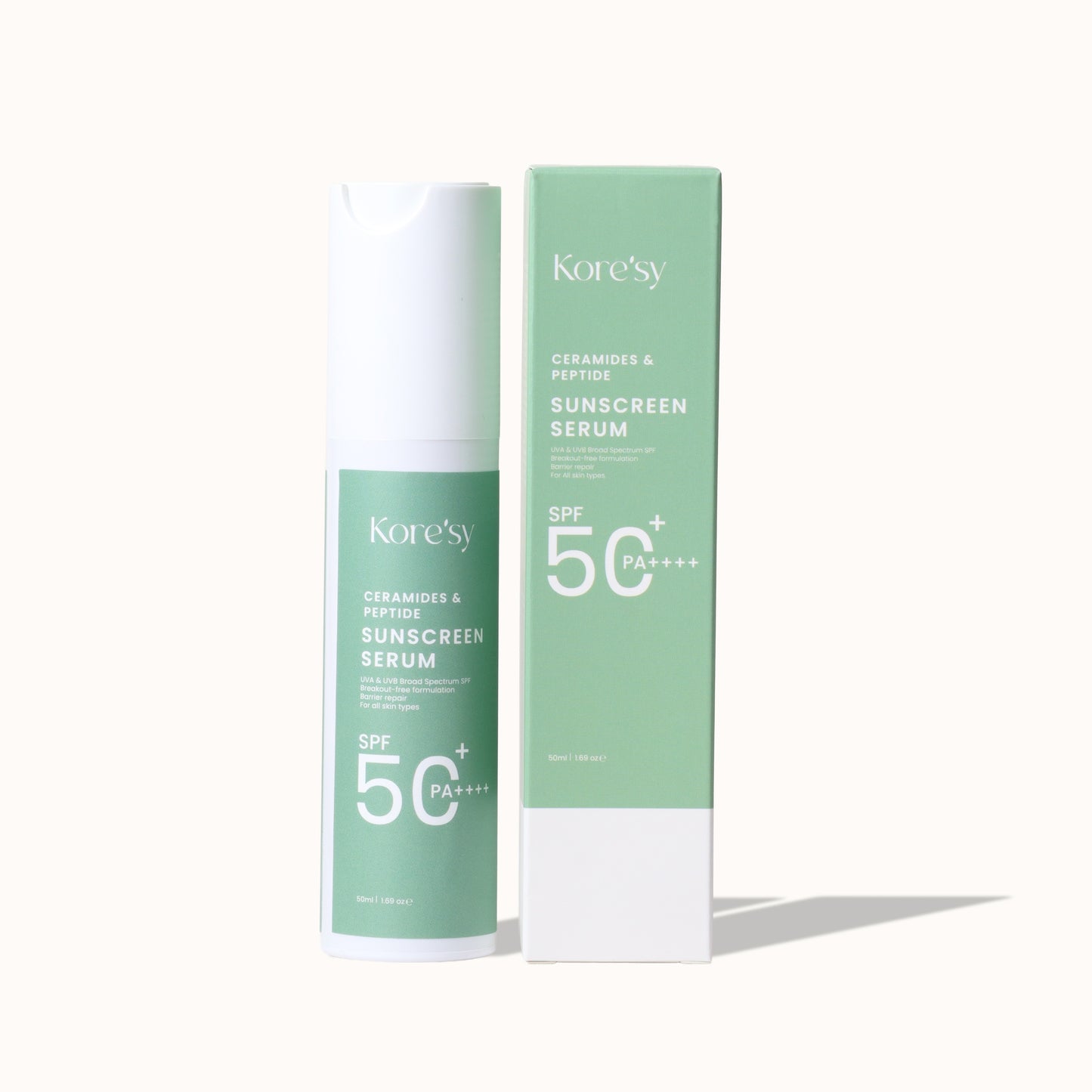 Ceramides & Peptide Sunscreen Serum SPF 50 PA++++
