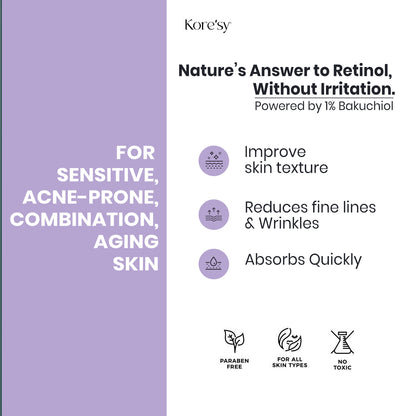 1% Bakuchiol Serum – Retinol Alternative for Sensitive Skin